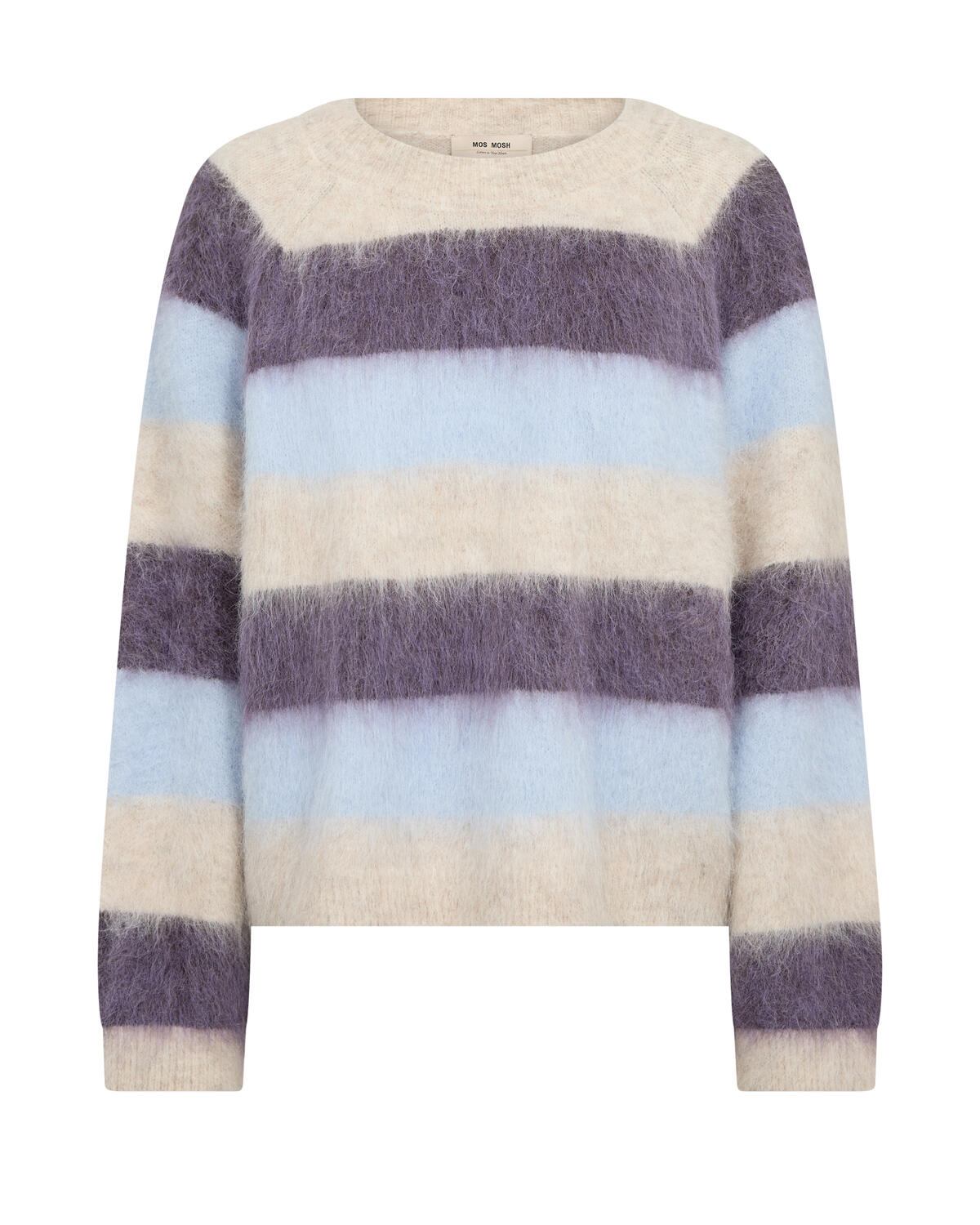 Suvi Stripe strik - Sweet Grape